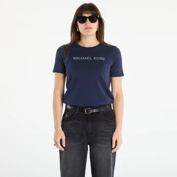 Michael Kors Mk Stud Classic Tee Midnight Blue - Dydis S (MR651QP97J 409 Marškinėliai)
