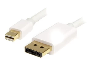 Laidas StarTech DisplayPort Mini DisplayPort, DisplayPort 1.2, 2 m, balta