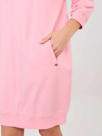Suknelė Basic Feel Good Sukienka-RV-SK-7203.35P-jasny rožinis