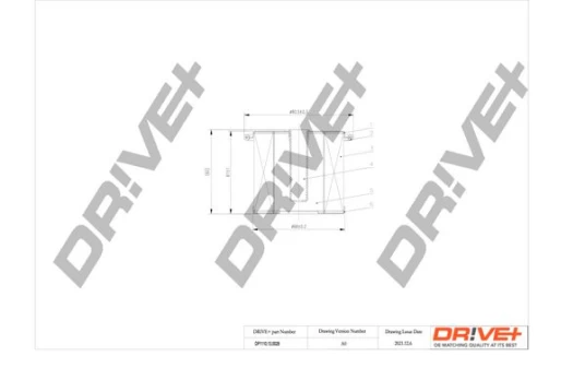 Kuro filtras Dr!ve+ DP1110.13.0028