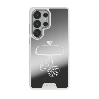 City Lights - Samsung Galaxy S25 Ultra Case, Elite Mirror Light (Magnetic) / Silver