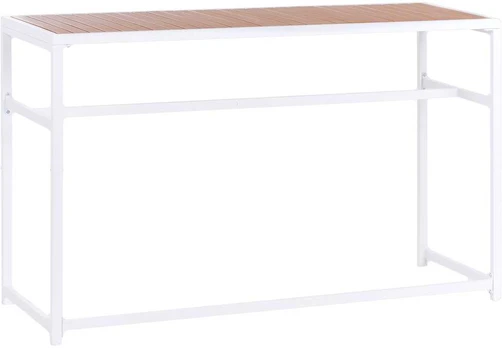 Beliani Stół sodo AVETRANA 150 cm 50 cm Ruda/ balta