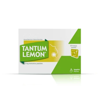 TANTUM LEMON 3 mg kietosios pastilės, N20