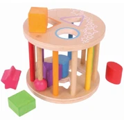 Bigjigs medinė formų rūšiuoklė (7 el.)