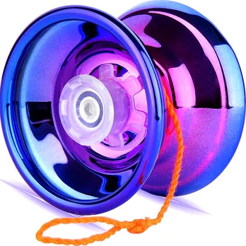 Metalinis Yoyo žaislas profesionalams, violetinis Yo-Yo