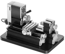 Mini metalo tekinimo staklės 70 x 130 mm, 36W