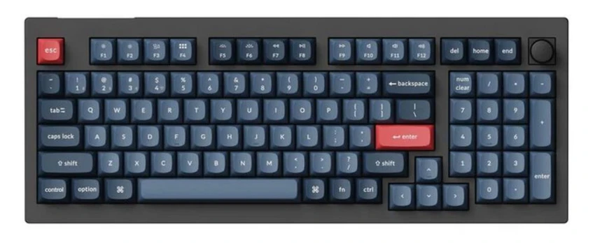 KEYCHRON V5 Max RGB - US Layout - Hot-Swappable Gateron Jupiter Red Wireless Keyboard | V5M-D1