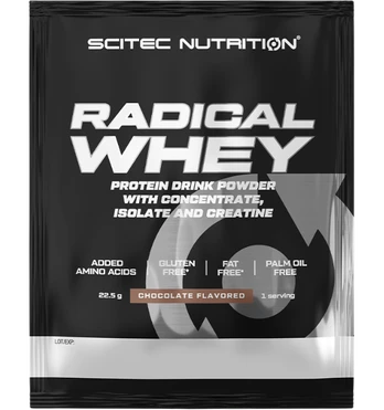 Scitec Radical Whey, Chocolate, 22,5 g