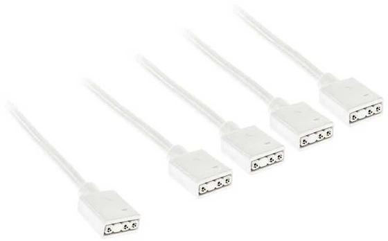 Kolink ARGB 1-4 splitter cable - 30cm, baltas