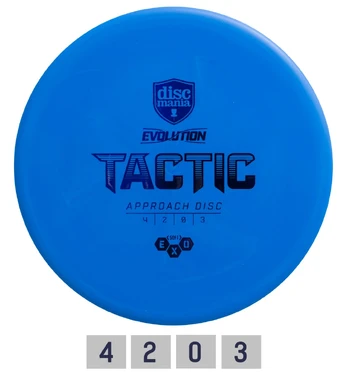 Diskgolfo diskas DISCMANIA SOFT EXO TACTIC Evolution Midrange driver