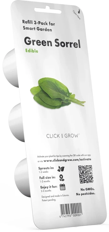 Click & Grow Smart Garden refill Green Sorrel 3pcs | SGR55X3