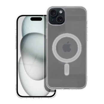 Dėklas Oem Clear Mag Cover case compatible with MagSafe for IPHONE 15 PLUS