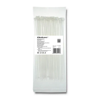 QOLTEC 52195 Zippers 2.5 200 100pcs