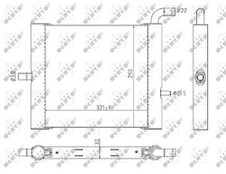 Variklio radiatorius NRF NRF 59176