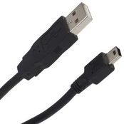 Kabelis EXTRA DIGITAL USB "A-mini B", 1.5m kaina