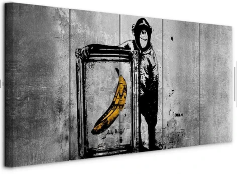 Artgeist Paveikslas - Banksy: Monkey with Frame
