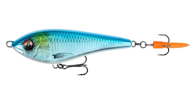 Vobleris Savage Gear Deviator Swim Blue Chrome Slow Sinking 12.5 cm