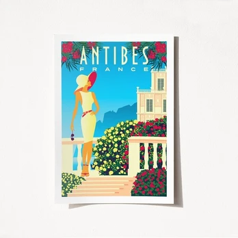 Plakatas Antibes 1977