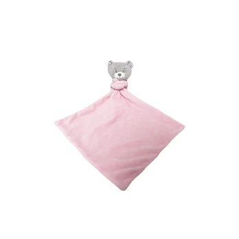Žaislinė antklodė - 94185 - MILUŚ - meškiukas TEDDY - PINK - dydis 25 cm