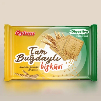 Pilno grūdo sausainiai OYLUM 393g