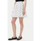 KARL LAGERFELD Trapecijos formos sijonas A2W12029 Balta Regular Fit