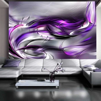 Artgeist Fototapetas - Violetinė Swirls