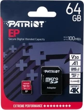 Patriot #Karta microSDXC PATRIOT 64GB V30