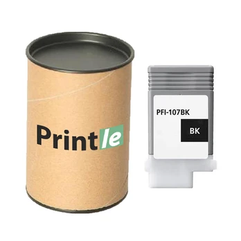 Canon PFI-107BK (6705B001) black 130ml (Printle) PFI107BK (su mikroschema)