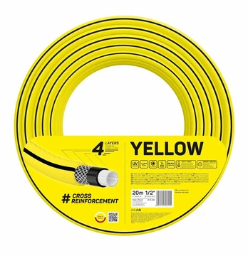 WĄŻ OGRODOWY 4 YELLOW 3/4'' 30MB