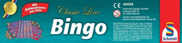 Bingo Classic Line su mediniais skaičiais