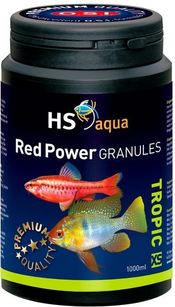 HS Aqua raudonos granulės žuvims, 1000 ml