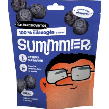 SUMMMER šalčiu džiovintos šilauogės 11g