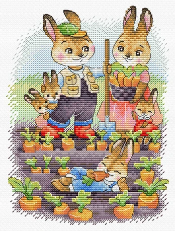Cross stitch kit "Family garden" SM-768