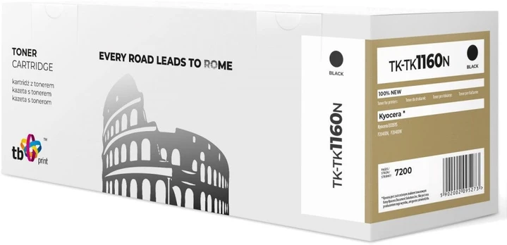 Tonerių kasetė TB Print TK-TK1160N, juoda