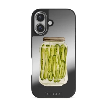 Pickled - iPhone 16 Case, Elite Mirror Dark (MagSafe) / Silver