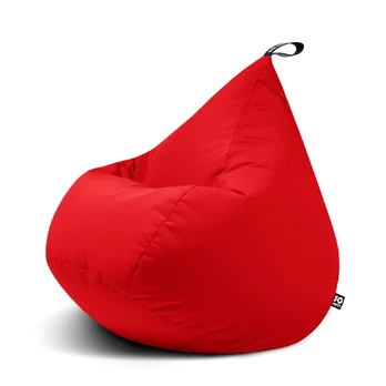 Sėdmaišis Drop XL Glow, 80x80x80 cm, raudona
