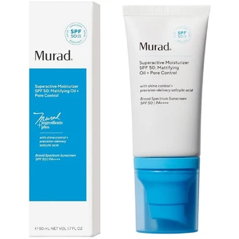 Murad Skincare Murad Superactive Moisturizer Oil + Pore Control SPF40 veido kremas, 50 ml