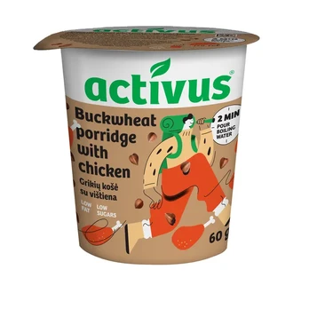 Grikių košė su vištiena ACTIVUS, 60 g
