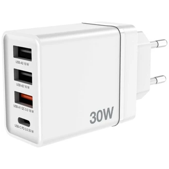 Verbatim CHR-30EU2 USB / USB-C Wall Charger 30W