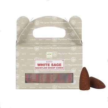 Kūginiai smilkalai Satya White Sage, 75 g