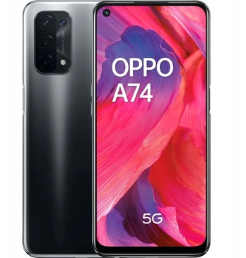 Išmanusis telefonas "oppo A74", 128gb, juodas