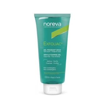NOREVA putojantis prausiamasis gelis EXFOLIAC, 100 ml