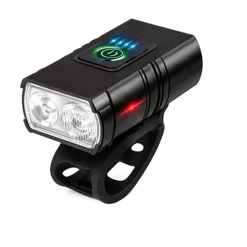 Superbright dviračio žibintas, USB greitas įkrovimas, 1 vnt.