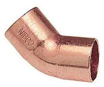 Conex ACR bøjning 45, 7/8'' - Lodde, 40 bar, Muffe/Muffe