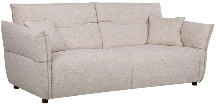 Home4You Sofa CALLA 3-seater, oat baltas