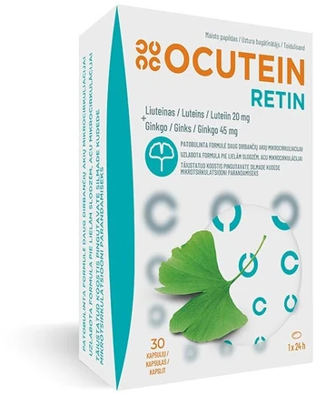 OCUTEIN Retin kapsulės N30