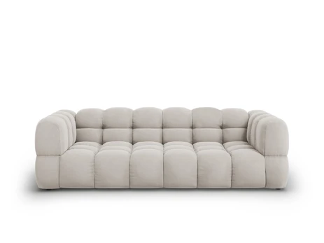 Velvet Modular Sofa, "Sky", 4 Seats, 244x102x70 Made in Europe