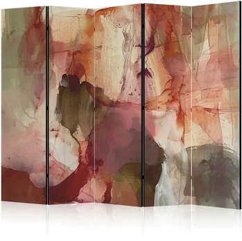 Artgeist Pertvara - Rose Abstraction - Spilled Watercolor Paint in Spring Colors