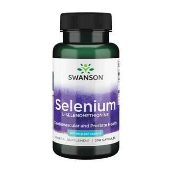 SWANSON, Selenas, 100 mcg, 200 kaps.