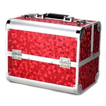 Kosmetikos priemonių lagaminas Professional Style XL, Red